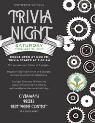 Please, try to prove me wrong i dare you. Trivia Night Providence Catholic High School