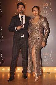 The showstoppers were none other than huma qureshi and her brother saqib saleem. Huma Qureshi With Brother Saqib Saleem At Gq Men S Awards Show 2014 Bollywood Fashion Style Beauty Gq Men Tight Dresses Fashion