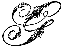 g ornamental script clipart etc