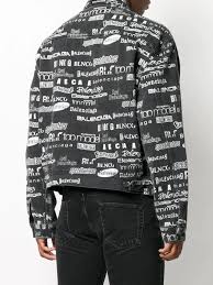 The balenciaga pieces are straight flames! Pause Or Skip Balenciaga Logo Print Denim Jacket Pause Online Men S Fashion Street Style Fashion News Streetwear