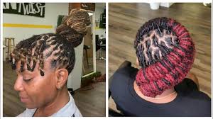 Whether your dreadlocks were formed in a salon or by allowing nature to take its course, you can style them to change up your look. Dreadlocks Styles For Women Retwist By Tonya Youtube