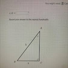 Trigonometric ratios of special angles. Right Triangles And Trigonometry Quiz Two Khan Academy Brainly Com
