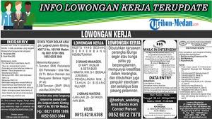 Lowongan kerja tebing tinggi has 50,255 members. Lowongan Kerja Langsung Interview Kirim Lamaran Anda Ke Pt Wira Pradana Mukti Gatot Subroto Medan Tribun Medan