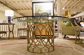 Bernhardt serpentine double pedestal dining table details two organic modern serpentine shaped cast aluminum bases suspend a 6/8 thick glass top with clipped corners and an eased edge. Salon Dining Table W Glass Top Bernhardt Furniture Bernhardt Furniture Furniture Bernhardt