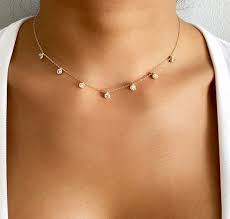 Return to tiffany® inspired by the iconic return to tiffany® key ring from 1969, each design is a powerful symbol of our legacy. Gold Diamond Choker Necklace Choker Necklace Choker Jewelry Etsy