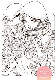 Hooded Inks Coloring Pages Fairy Coloring Pages Coloring Books