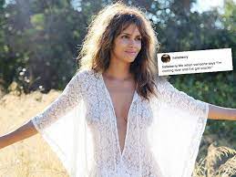 Halle Berry Posts Topless Pic, But Only for Snacks