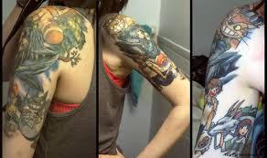Anime Sleeves Tattoo Idea Top Tattoo Ideas Sleeve Tattoos Tattoos Top Tattoos