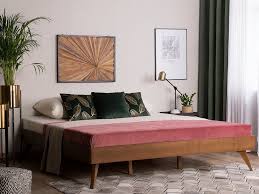 Homestyle4u metallbett 160 x 200 bettgestell. Holzbett Dunkelbraun Lattenrost 180 X 200 Cm Berric Beliani De