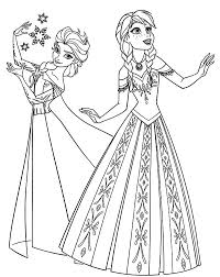 These spring coloring pages are sure to get the kids in the mood for warmer weather. Elsa And Anna Coloring Page For Kids Printable Coloring Pages For Kids