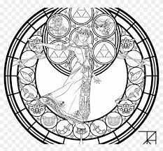 Needless to say, this game is very popular amongst kids of all ages. Image Result For Legend Of Zelda Link Colorings Wallpaper Kingdom Hearts Stained Glass Coloring Page Clipart 2801315 Pikpng