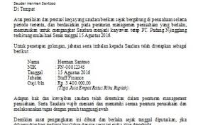 Desa cilangkap rt 01 rw 14, cilangkap 52 jl.raya tapos rt.001/010 53 jl.raya laladon. Contoh Sk Karyawan Indomaret Guru Ilmu Sosial Cute766