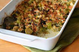 Brussels Sprouts Gratin Once Upon A Chef Recipe Thanksgiving Vegetables Recipes Brussels Sprouts Gratin Vegetable Recipes