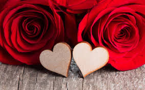 Your red rose beach stock images are ready. Wallpaper Two Love Hearts Red Roses 2560x1600 Hd Picture Image