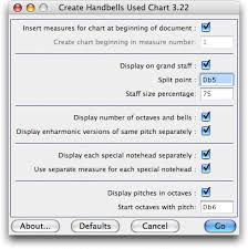 create handbells used chart plug in