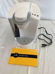 Not everyone is looking for a coffee maker that makes 10 to 12 cups of coffee. Coconut White Keurig K45 Elite Brewing System Single Serve Brewers Home