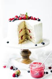 10 of the best layer cakes to celebrate the royal wedding | cake fillings, cake, white wedding cakes : Fresh Fruit Easy Cake Filling Recipe Oh So Delicioso