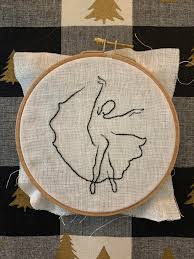 Workwear tender and uniform accounts. Quick Abstract Dancer I Did For My Mom For Christmas I Found The Drawing On Pinterest If Anyone Knows Who Drew It Let Me Know So I Can Credit Them Embroidery