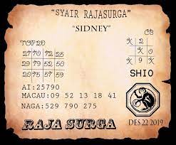 Syair Togel Sidney Rajasurga Osaka Shio Membaca