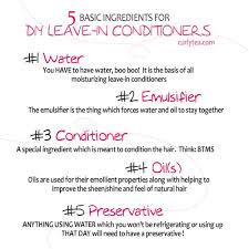One of those plants is chebe powder. 5 Basic Ingredients To Make A Diy Leave In Conditioner Curlytea Com