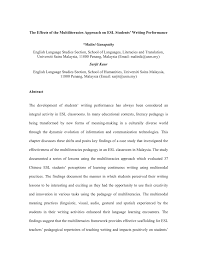 Bab.la is not responsible for their content. Pdf The Effects Of The Multiliteracies Approach On Esl Students Writing Performance