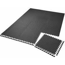 Gym mats add comfort, safety, and appeal to exercise areas. Gym Mats Interlocking Set Of 12 Gym Flooring Foam Mats Workout Mats Black