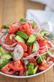 Serve it as a side dish, or top it with grilled chicken, fish, or steak for a . Cucumber Tomato Salad Perfect Summer Salad Dinner Then Dessert