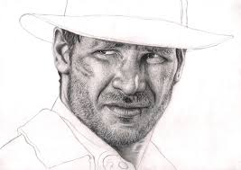 Harrison Ford 'Indiana Jones' WIP 50% by Pen-Tacular-Artist