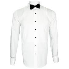 Enfin, parmi les indispendables chemises blanches, se trouvent les chemises blanches de de mariage ou de cérémonie (notamment les. Chemise Blanche Ceremonie Col Casse Avec Plastron