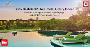 You won't regret planning your trip during the sale period on makemytrip because your journey becomes affordable on your pockets! Hdfc Bank On Twitter If You Have A Hdfc Bank Card You Are In For A Special Luxury Get Up To 25 Cashback On Taj Hotel Stays Booked Via Makemytrip Offer