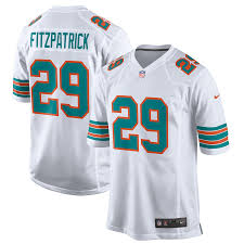 Miami dolphins jerseys & gear guide. Men S Nike Minkah Fitzpatrick White Miami Dolphins Throwback Game Jersey