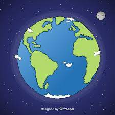 Drawing earth pictures from space. Lovely Hand Drawn Planet Earth Composition Nohat Free For Designer