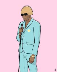 Tyler The Creator Draw By Vetor Book Tyler The Creator Painting Art Projects Small Canvas Art