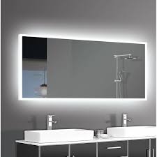 Orren Ellis Alcalde Mordern Contemporary Frameless Lighted Bathroom Vanity Mirror Reviews Wayfa In 2020 Bathroom Vanity Mirror Elegant Bathroom Bathroom Mirror