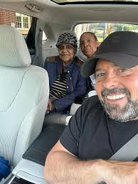 Driving family of late human rights activist around town