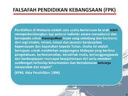 Dualisme = sekular vs agama 2. Falsafah Pendidikan Kebangsaan Fpk Dan Huraiannya Ppt Download