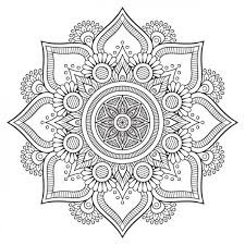 Printable Mandala To Color Free For Personal Use By Visnezh At Freepic Click The Green Button Baix Mandala Coloring Pages What Is A Mandala Mandala Coloring