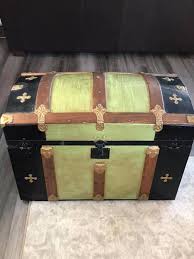 Vintage steamer trunk wood storage chest camelback humpback green antique box pa. Antique Camelback Steamer Trunk Trunks Chests Carmel Indiana Facebook Marketplace Facebook