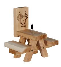 Picnic Table Squirrel Feeder Bird Feeders Squirrel Feeder Picnic Table Picnic Table Plans