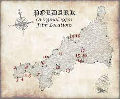 Lying west of devon from which it is separated by the river tamar, cornwall is one of the more isolated and distinctive parts of the united kingdom but is also one of its most popular with holidaymakers. Poldark Original Series Map Cornwall Guide