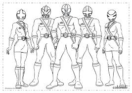 Power Rangers Para Colorear