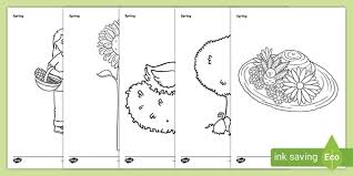 Coloring is essential to the overall development of a child. Spring Coloring Sheets Teacher Made