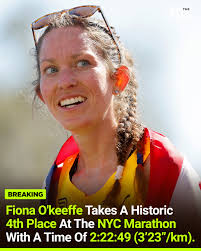 FIONA, WHAT A RACE! 🤯 Fiona O'Keeffe 🇺🇸 takes a historic 4th place at  the NYC Marathon with a time of 2:22:49 (3'23”/km)
