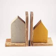 Rustic Wood Bookends Handcrafted Wood Book Ends Book Storage Book Organisation Wooden Home Decor Reading Modern Style Bo Wood Bookends Wooden Bookends Bookends