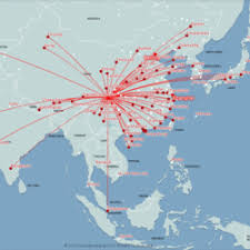 Air freight is also another option for shippers who want a faster means of transportation. Air China Route Map Domestic Routes From Chongqing