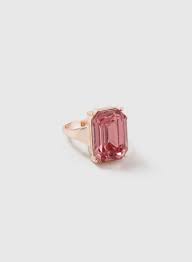 Womens Pink Stone Ring Pink Pink Stone Rings Pink Stone Stone Rings