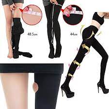 Stylekim Slimming Compression Tights Opaque Black Footed Pantyhose Stockings Visit The Image Link Compression Clothing Compression Tights Slimming Leggings