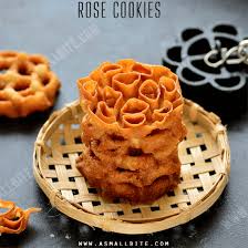 Achu Murukku Recipe Rose Cookies Recipe Asmallbite Rose Cookies Cookie Recipes Cookies Recipes Indian