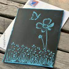 On the inside of the card, write a heartfelt message and sign your name. Handwritten Notes Are Still Important And How To Make Easy Embossed Greeting Cards Happy Hour Projects