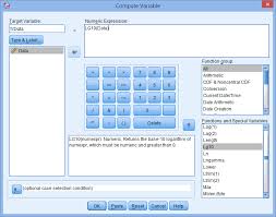 Transforming Data In Spss Statistics Spss Statistics Data School Survival